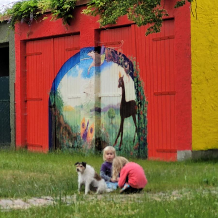 Apartamento Maerchenhaft Urlauben Auf Dem Alpakahof Rambow Exterior foto